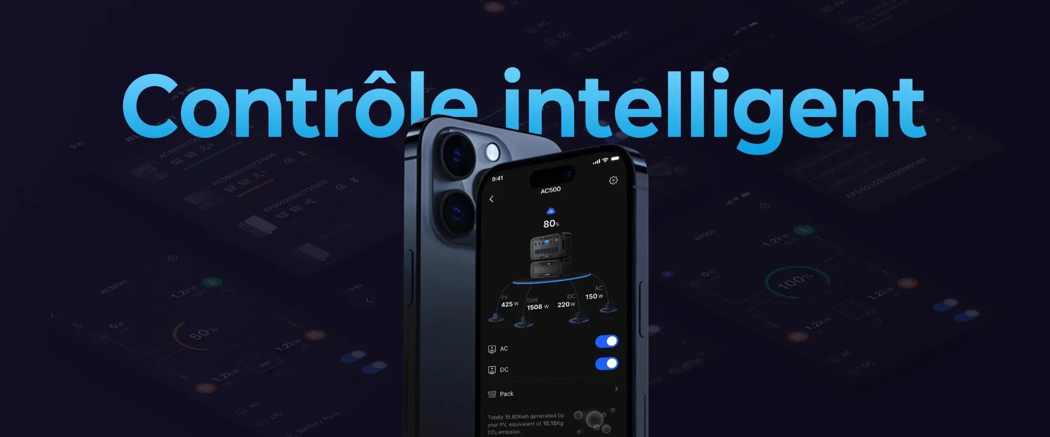 système Bluetti AC500 + B300K